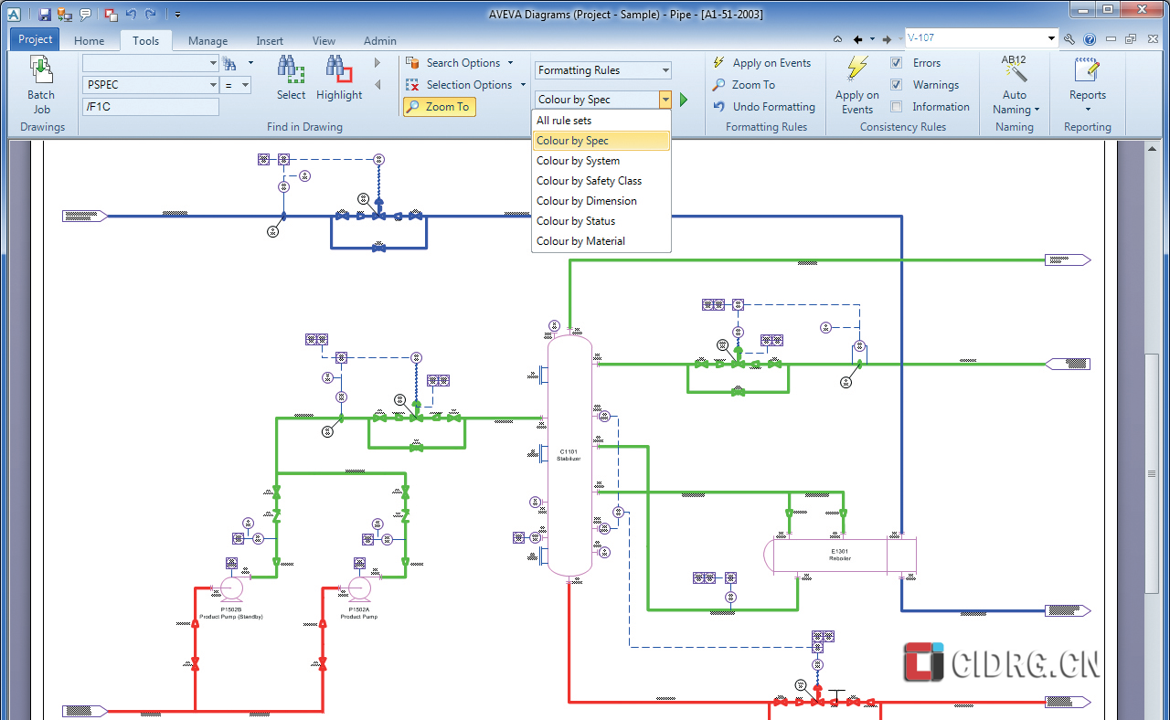 AVEVA Diagrams Drawing Services